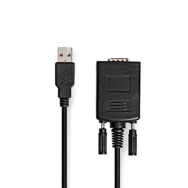 RS232 konverter | USB-A Han | RS232 | Nikkelplateret | 0.90 m |