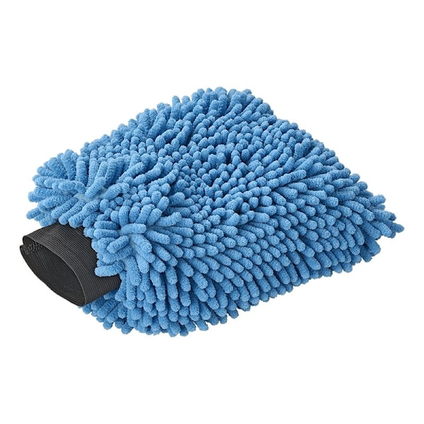 Vaskehandske dobbeltsidet chenille mikrofiber