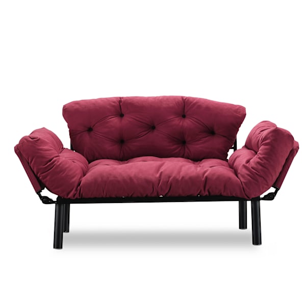 2-sæders sovesofa Nitta - rødbrun
