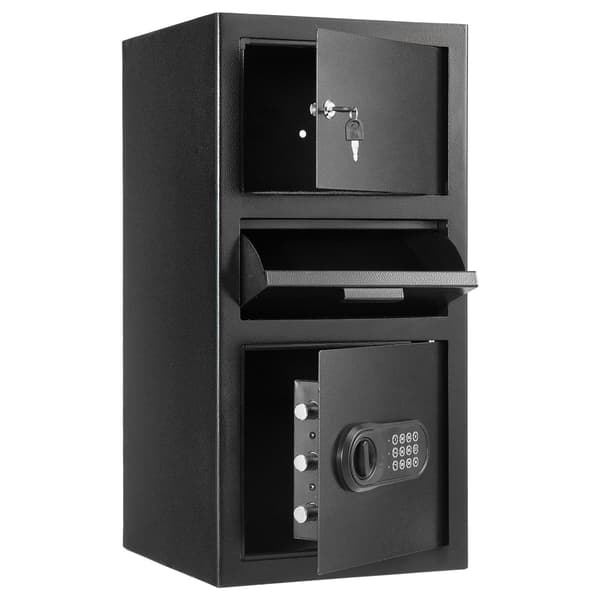 Dropplåstret 3,6 Cu Ft, digital knappsats, stål