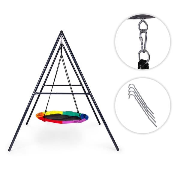 Puutarhahaikaran pesäkeinu, 100 cm, teräsrunko