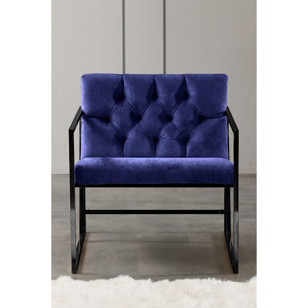 Wing Chair Oslo - Mørkeblå