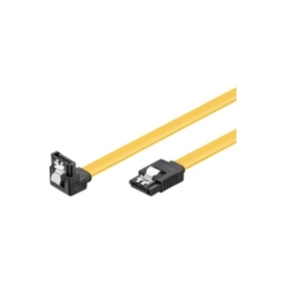 Goobay TAKSATA030DR, 0,3 m, SATA 7-pin, SATA 7-pin, uros/uros, musta, keltainen, suora