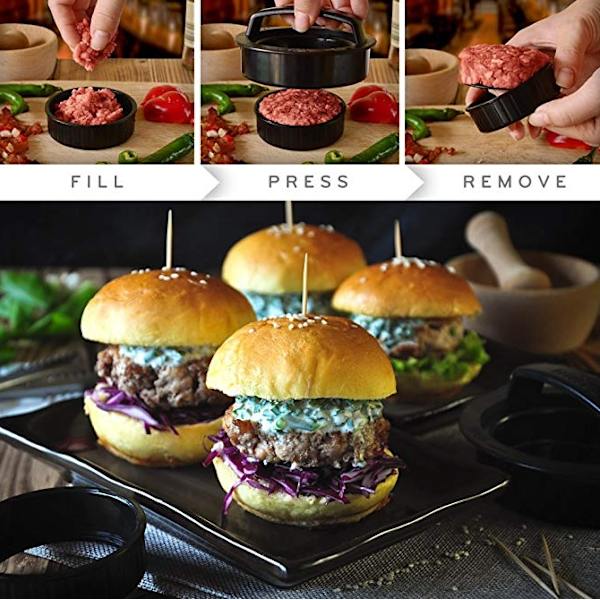 Herzberg hamburgerpresser og pandekagebager