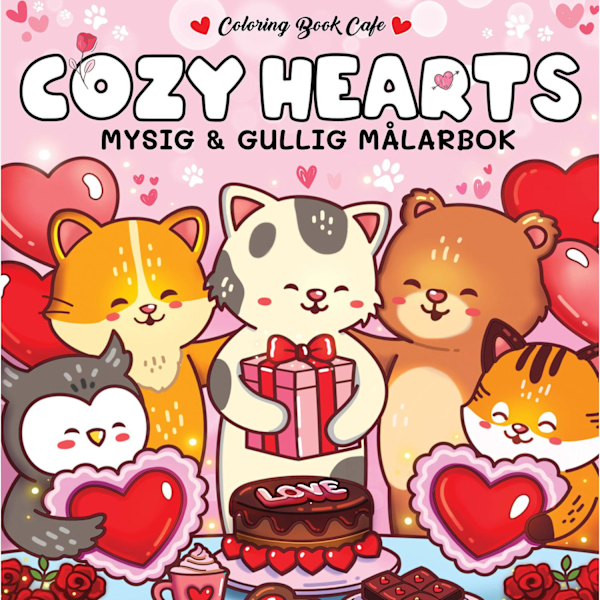 Värityskirja: Cozy Hearts