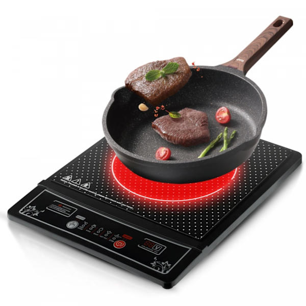 Cheffinger CF-IND200: Enkelt induktionskomfur - 2000W
