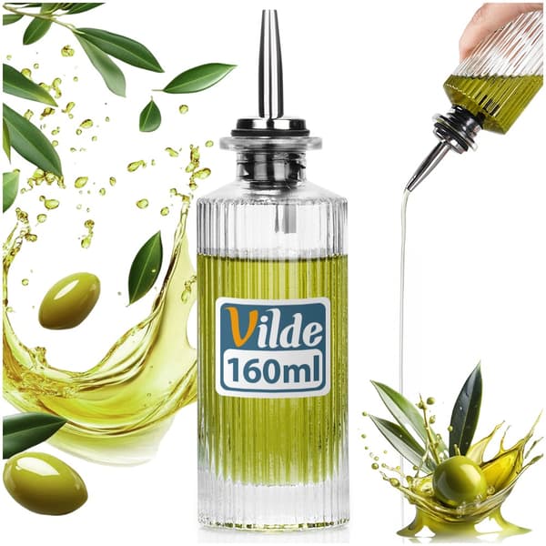 Glasolie- og eddikeflaske, 160 ml