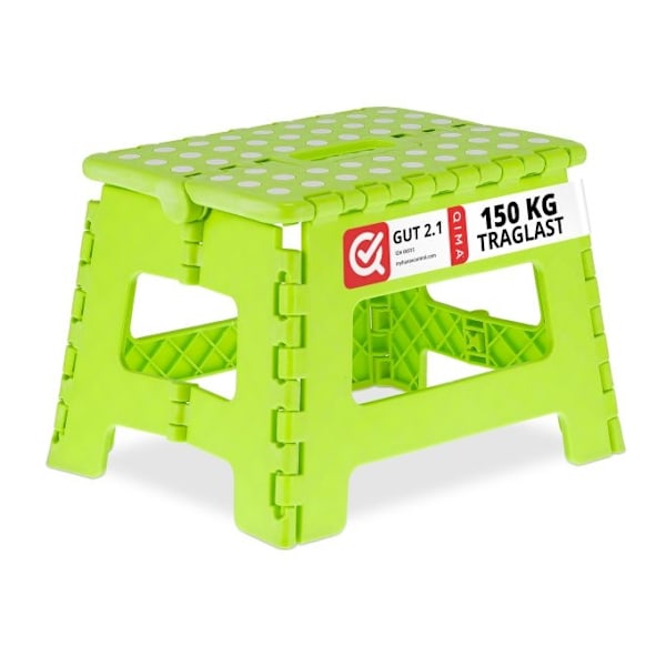 Liten hopfällbar pall grön