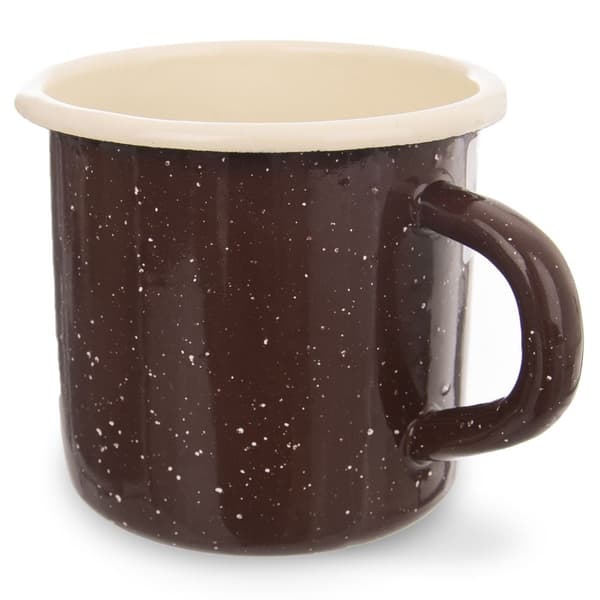 Emaljerad Stålmugg 8 cm - Perfekt för Drycker & Dekor
