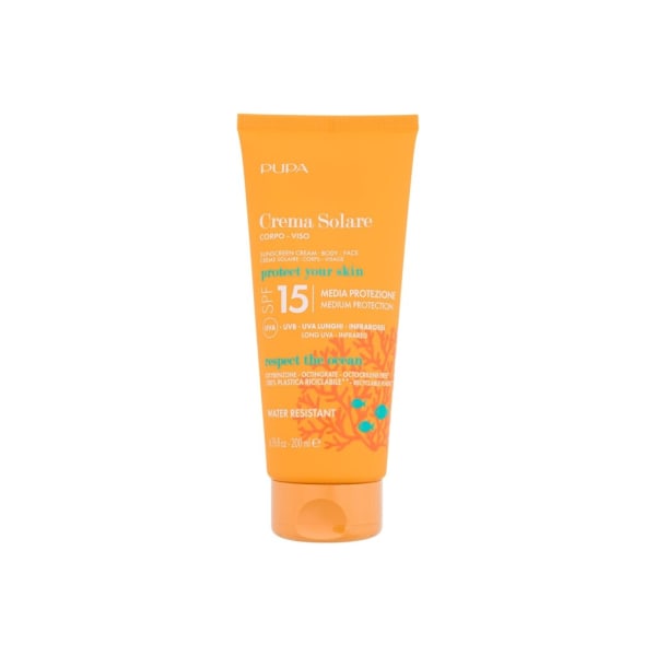 Pupa - Sunscreen Cream SPF15 - Unisex, 200 ml