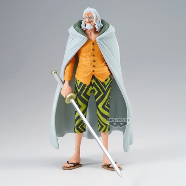 One Piece Silvers Rayleigh-figur, 23 cm samlarstaty