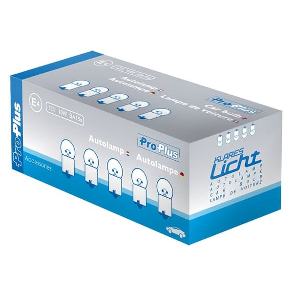 Bilpære 12V 10W BA15s pr stk