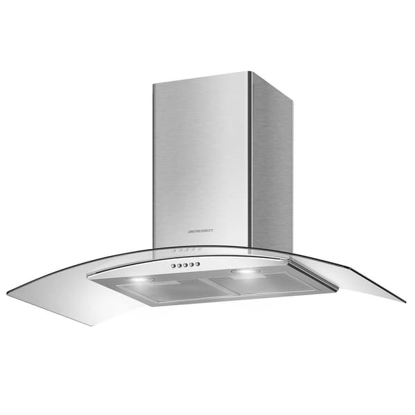 Elegant væghængt emhætte 90 cm Berdsen BT-223 Rustfrit stål