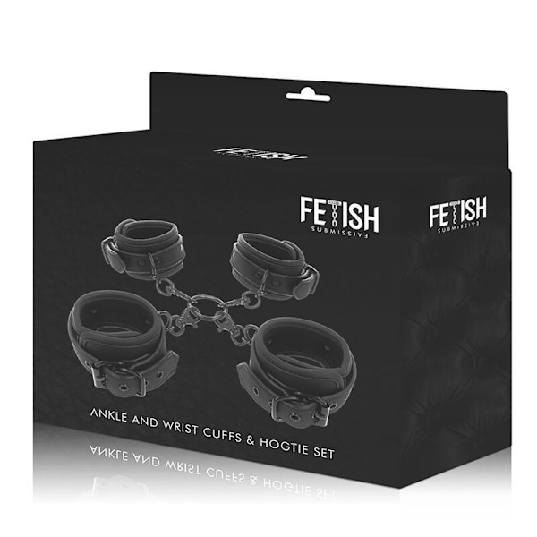 Fetish Submissive - Set med hand- och fotbojor med noprenfoder