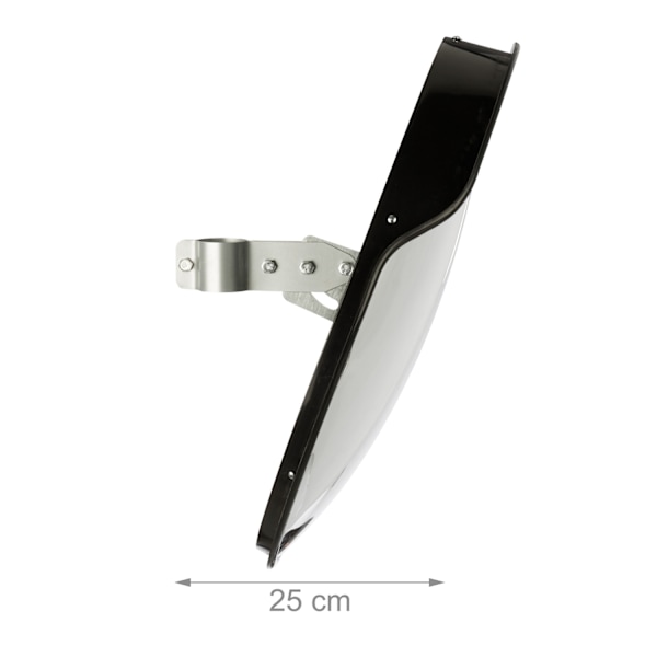 Uloskäyntipeili 60 cm musta