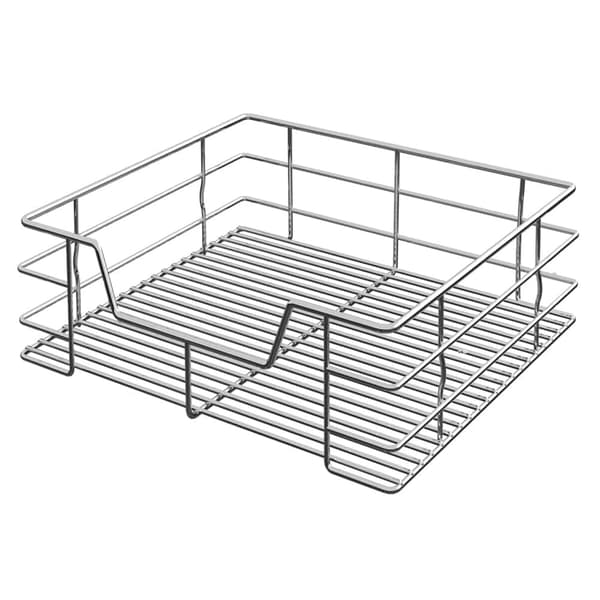 Teleskopisk eftermonteringslåda 50 cm, förkromad metall, 25 kg kapacitet