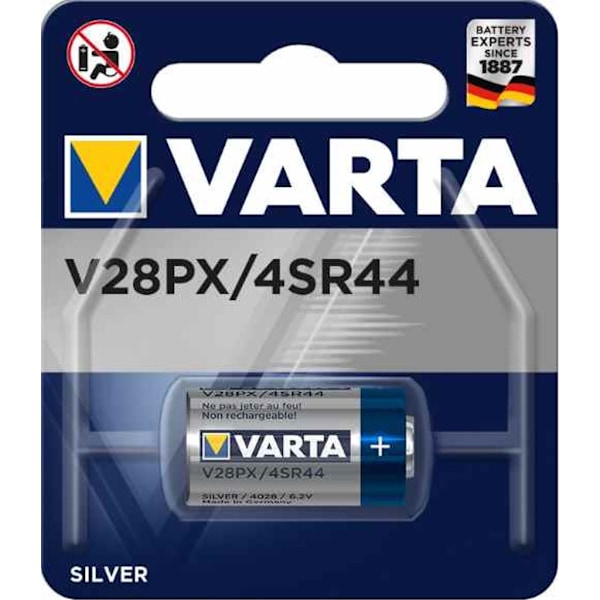 VARTA hopeaakku V28PX / 4SR44