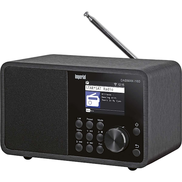 DABMAN i160 DAB+ ja Internet-radio musta