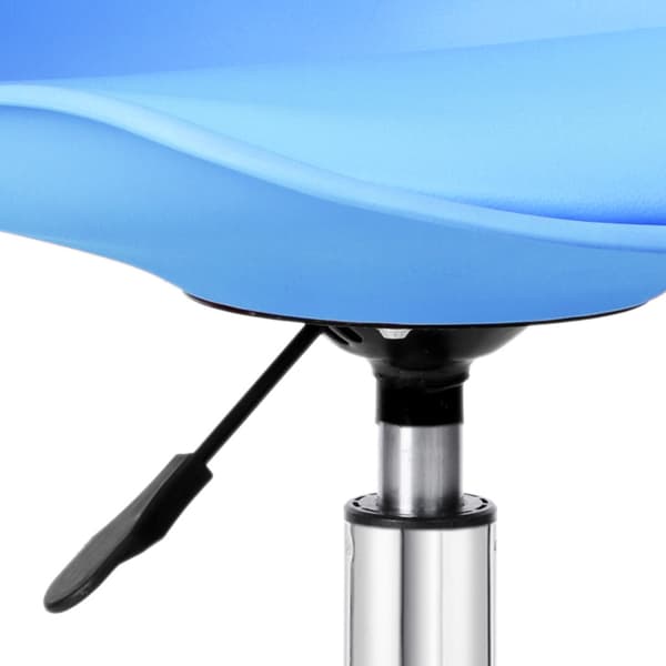 Børne blå drejestol, ergonomisk, justerbar