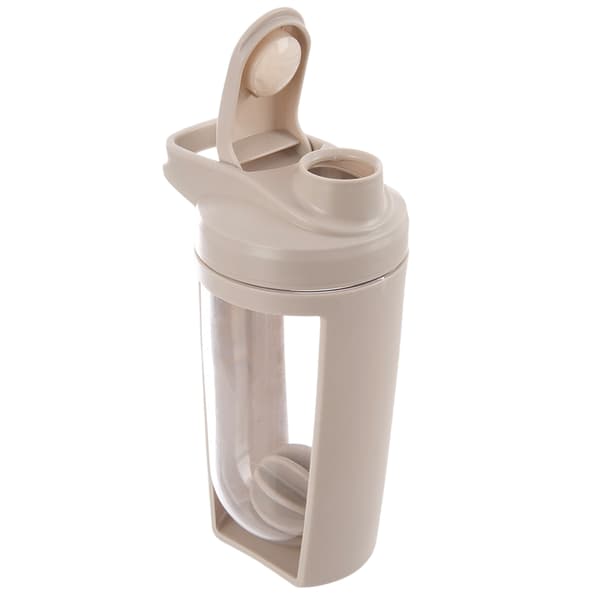 Beige Tritan Shaker -pullo, tiivis, 700 ml