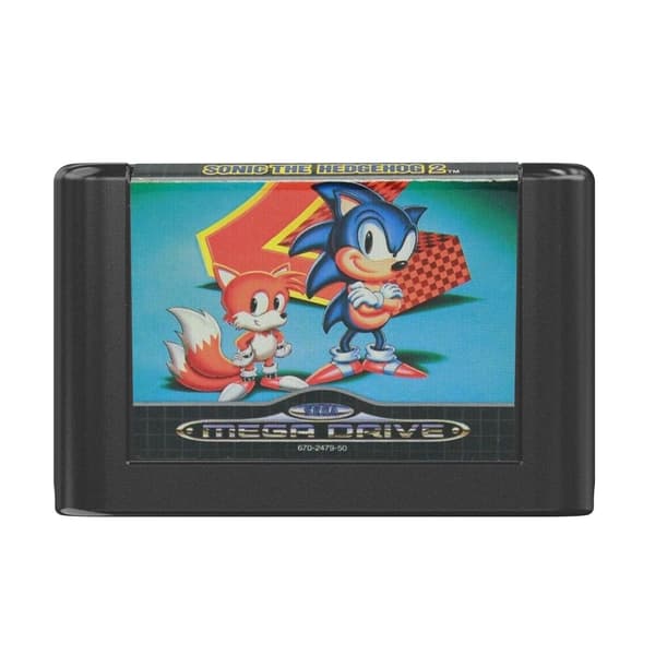 Sonic The Hedgehog 2 Mega Drive Diorama figurskärm