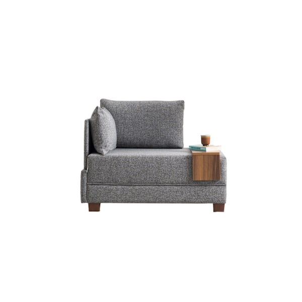1-sits Sofa Fly Fåtölj vänster - Grå