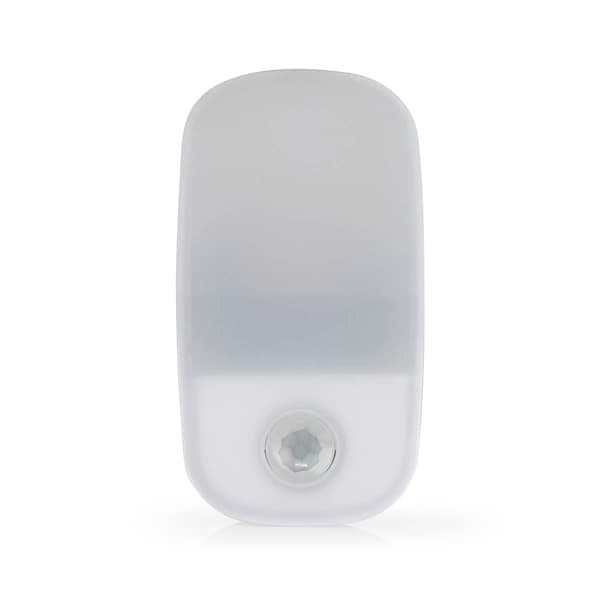 LED-nattlampa med rörelsesensor och dag-/nattsensor, varmvit