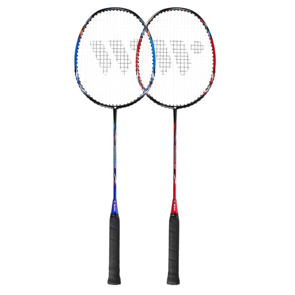 Badmintonracketsats – 2 racketar, fjäderbollar ingår