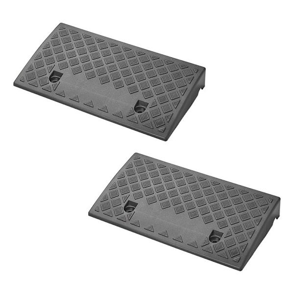 Pyöreä ramppi 70mm musta - 2kpl sarja