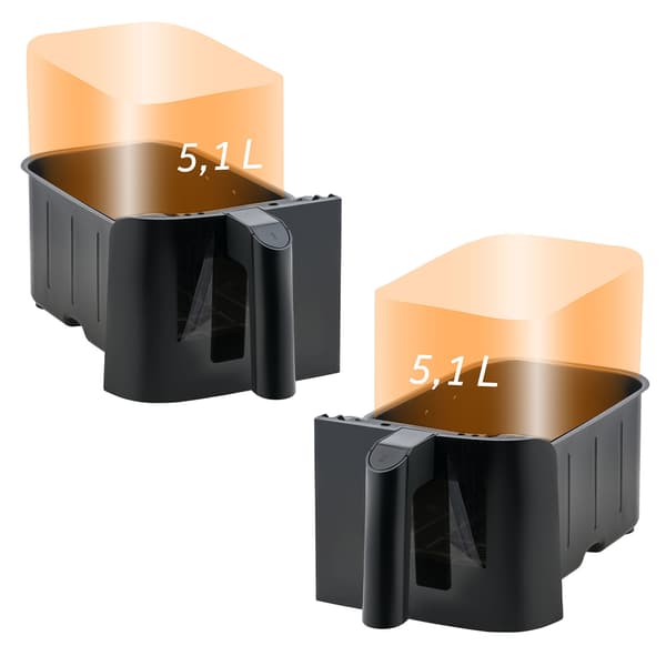 Iso ilmakeitin Berdsen BD-657 musta