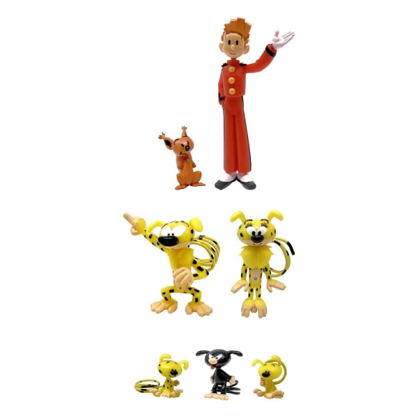 Marsupilami Mini Figur 7-Pack Characters 4 - 10 cm