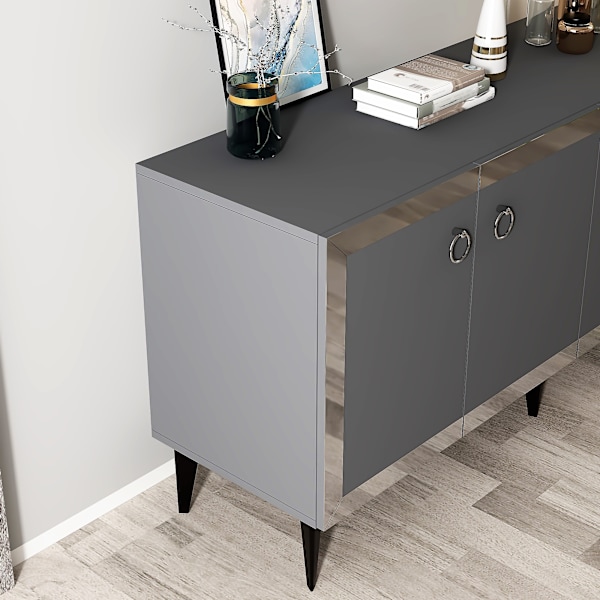 Console Ponny - Antracit, Silver