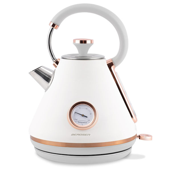 Elektrisk Vattenkokare med Termometer 1,7L BD-701 Vit