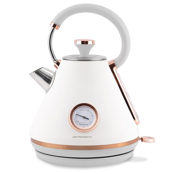 Elkedel med termometer 1,7L BD-701 Hvid