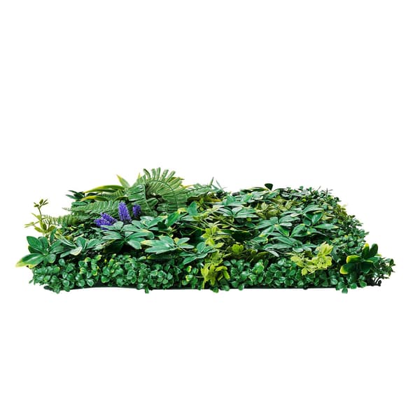 Tekonurmi-seinäpaneelit, 8 kpl 20x20 tuumaa, 3D-puksipuu
