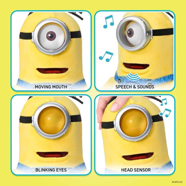 Interaktiv Minions Palm Puppetronic Legetøj med Lyde