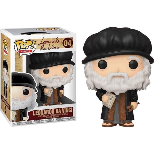Leonardo Da Vinci POP figur - samlerobjekt vinyllegetøj