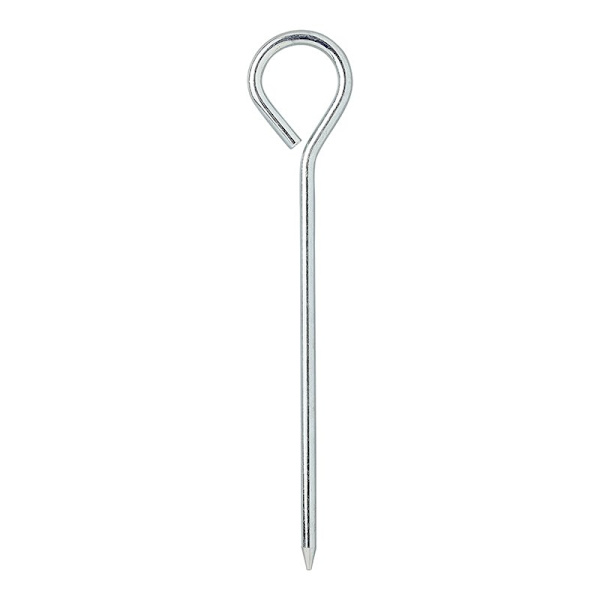 Tentpeg 19cm alumiinia silmällä 10 kpl polybagissa