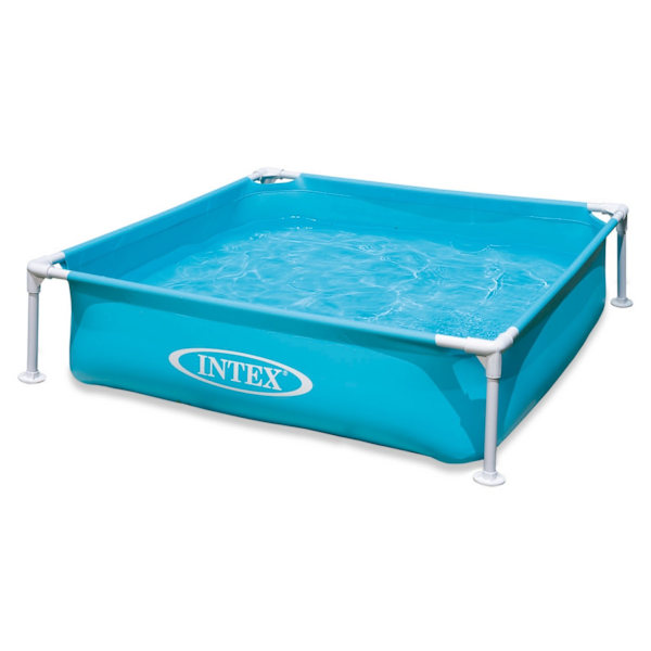 Miniramme pool til børn, turkis, 122 x 122 x 30 cm INTEX 57173