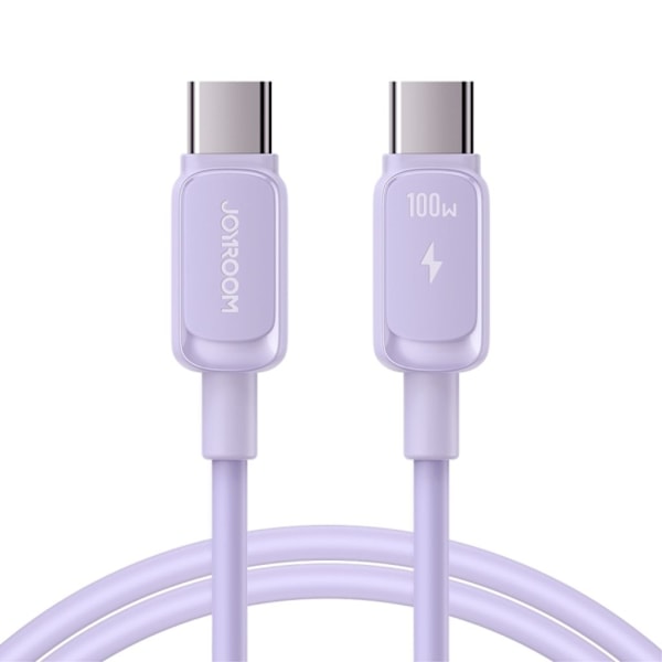 Joyroom Color Series USB-C - USB-C-kabel 100W, 1,2m - Lila