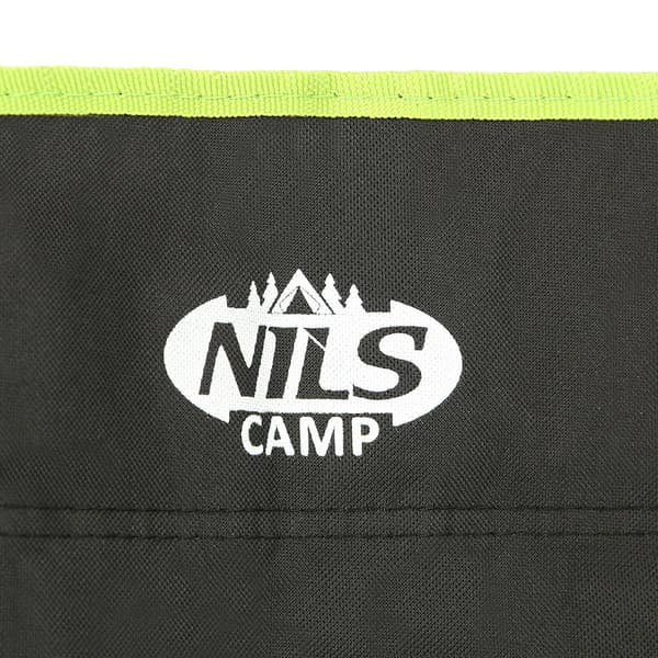 Campingstol, sort-lime, foldbar, letvægts