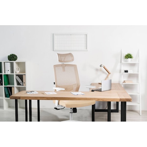 Sofotel Rotar kontorstol i beige mikromesh