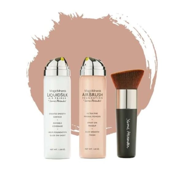 AirBrush Foundation 3stk - Let/Medium