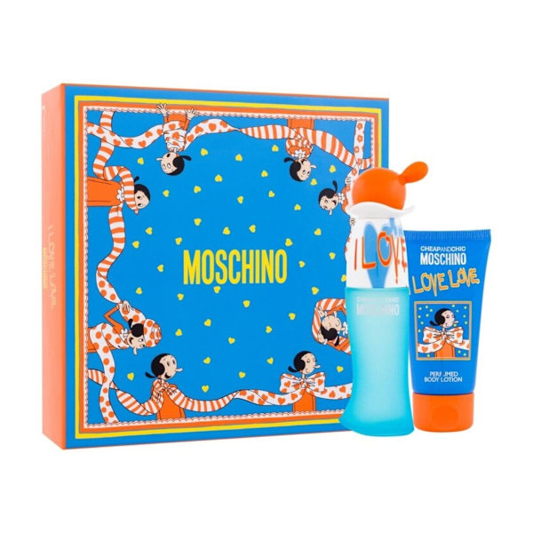 Naisten parfyymisetti Moschino EDT I Love Love 2 Kappaletta