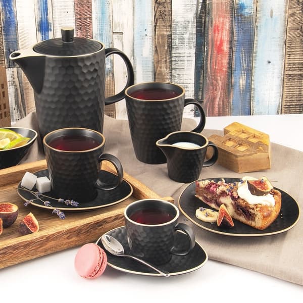 Keramisk krus sort TEA TIME 420 ml