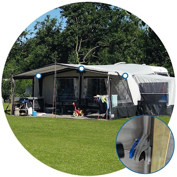 Markisklämmor 3 delar modell 2