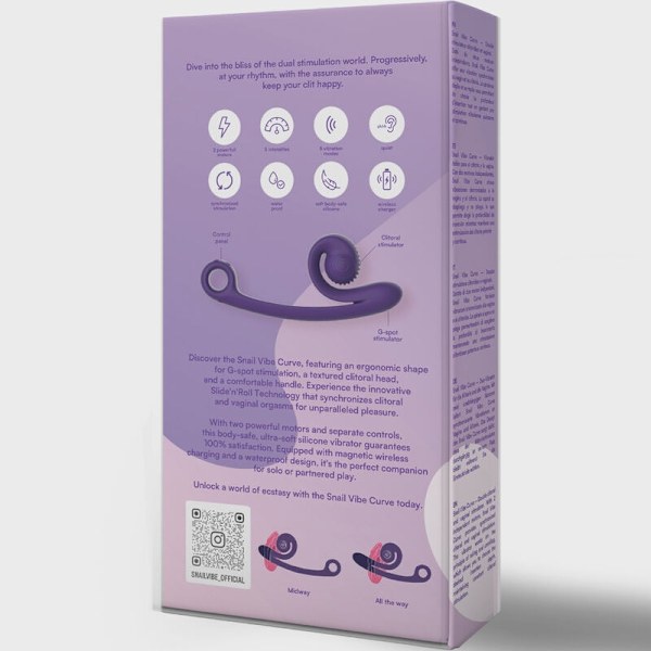 Snail Vibe - Curve Vibrator Lila