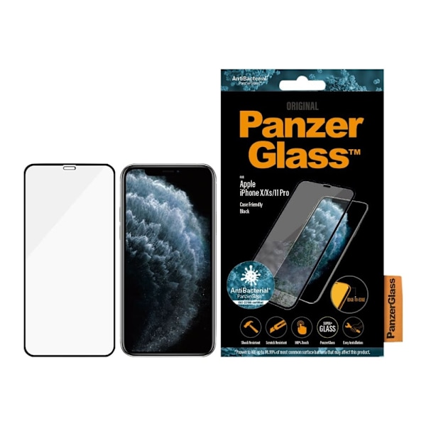 PanzerGlass™ | Etui-venligt - Skærmbeskytter til mobiltelefon - Kant-til-kant pasform