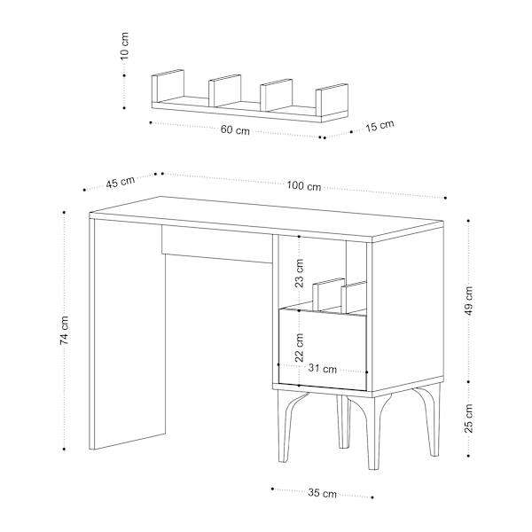 Studiebord Olla