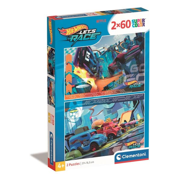 2x60 st Pussel Barn Hotwheels